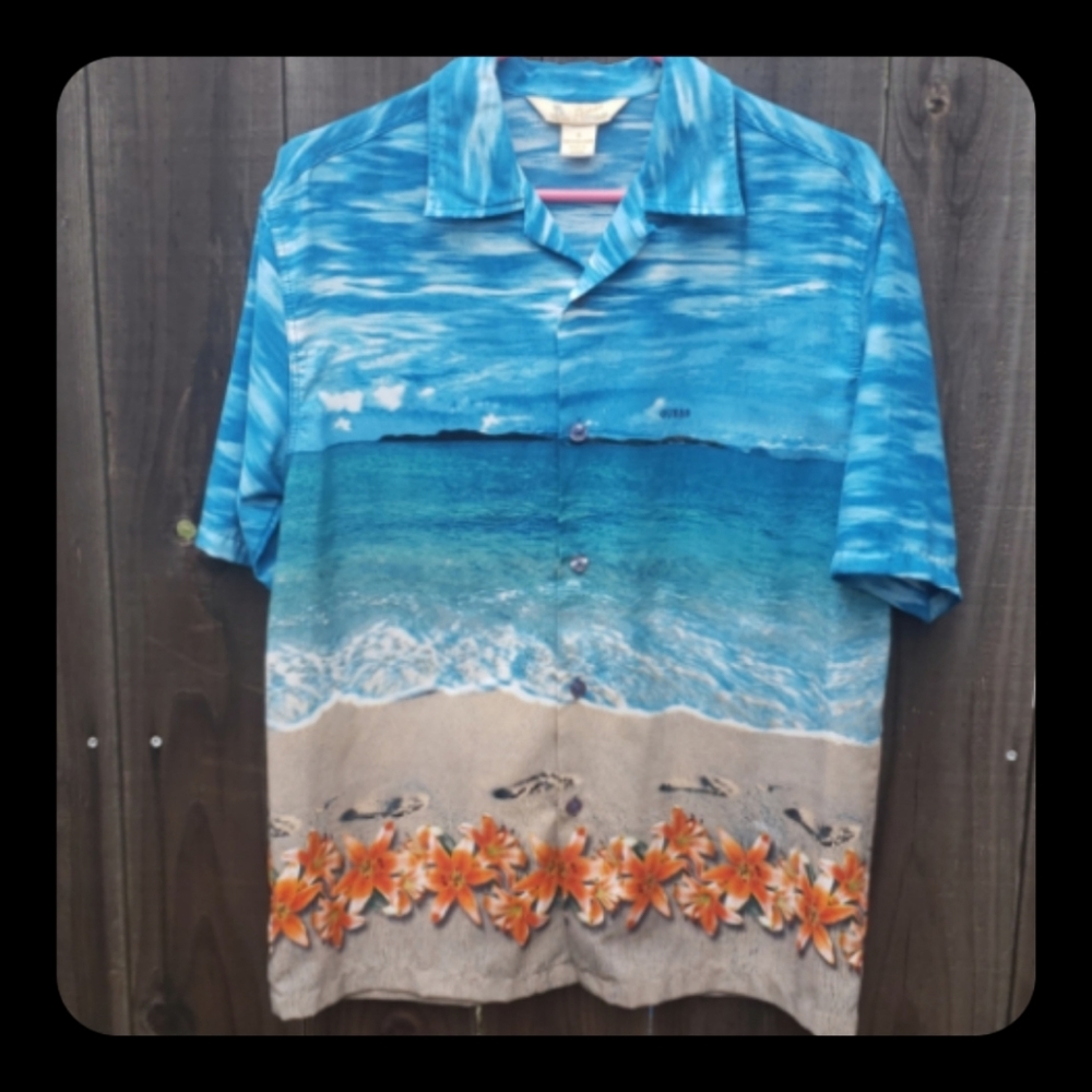 Men's Guess tropical shirt